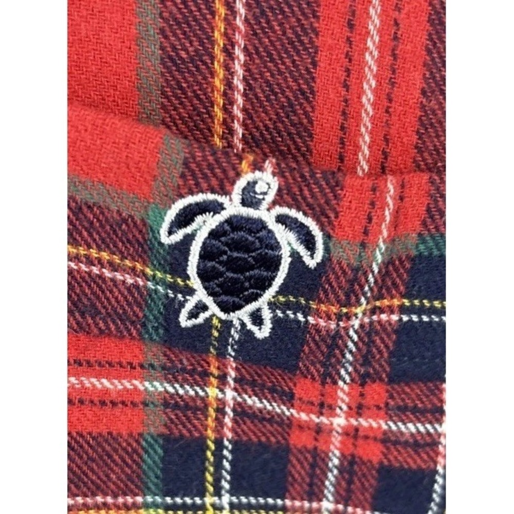 Simply Southern Red Plaid Button Down Collar Cotton Flannel Shirt Size 2XL EUC